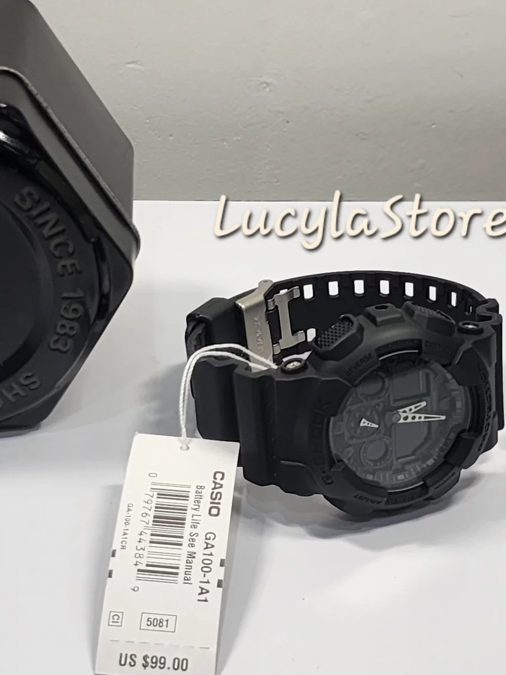 Casio G-shock GA100-1A1 Black Matte Men's Watch - New with tag and Box